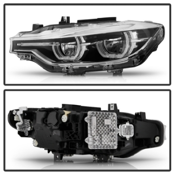 Picture of Spyder BMW F30 3 Series 4Dr LED Projector Headlights Chrome PRO-JH-BF3012H-4D-LED-C