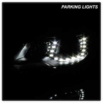 Picture of Spyder VW Tiguan 12-17 LED-DRL Projector Headlights Chrome PRO-JH-VWT12-LED-C