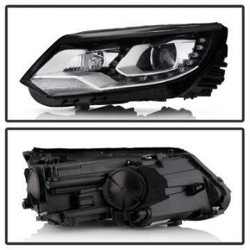 Picture of Spyder VW Tiguan 12-17 LED-DRL Projector Headlights Chrome PRO-JH-VWT12-LED-C