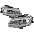 Picture of Spyder Chevy Camaro 16-18 Do Not Fit Halogen Projector Headlights Chrome PRO-YD-CCAM16HIDSI-SEQ-C