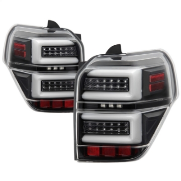 Picture of Spyder Toyota 4Runner 10-14 LED Tail Lights - Sequential Turn Signal - Black ALT-YD-T4R10-SEQ-BK