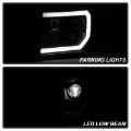Picture of Spyder GMC Sierra 1500-2500-3500 07-13 Denali 08-13 LED Headlights Blk PRO-YD-GS07V2PL-BK