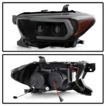 Picture of Spyder Toyota Tacoma 16-18 SR5 Model Only Projector Headlights Black Smoke PRO-YD-TT16-LB-BSM