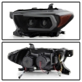 Picture of Spyder Toyota Tacoma 16-18 TRD Model Only Projector Headlights Black Smoke PRO-YD-TT16V1-SEQ-BSM