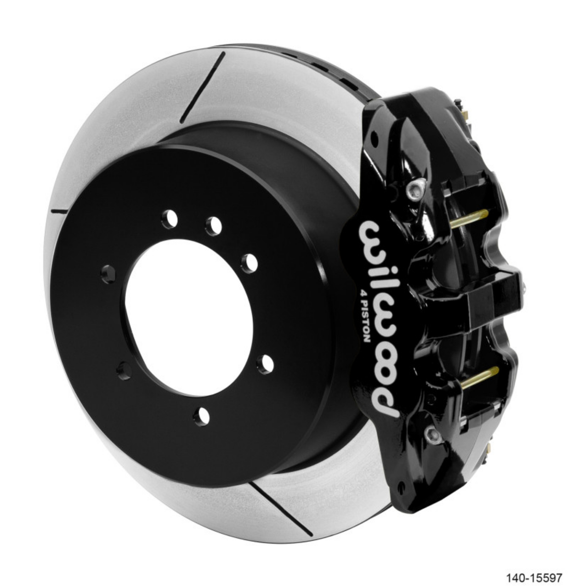Picture of Wilwood AERO4 RearTruck Kit 14-25in Black 1997-2018 Nissan Y61 Patrol w-lines