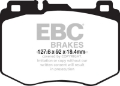 Picture of EBC 15-16 Mercedes-Benz C400 W205 3-0 Twin Turbo 4-Matic Greenstuff Front Brake Pads
