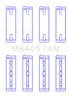 Picture of King Engine Bearings Honda C27A4 2-7L Size STD Main Bearing Set