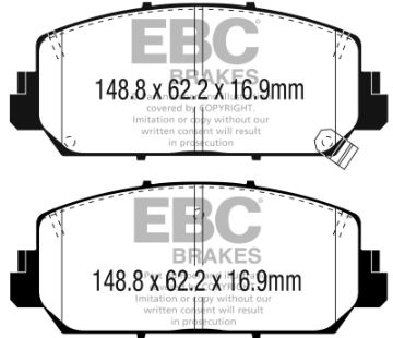 Picture of EBC 16+ Acura ILX 2-4 Ultimax2 Front Brake Pads