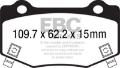 Picture of EBC 16+ Cadillac ATS-V 3-6 Twin Turbo Yellowstuff Rear Brake Pads