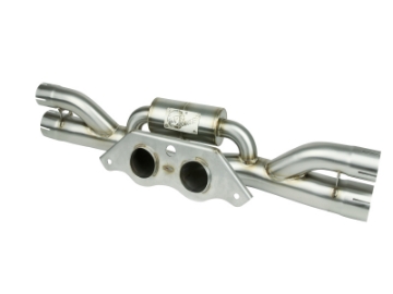 Picture of aFe Power MACHForce XP 304 Stainless Secondary Muffler Delete Pipe 14-19 Porsche 911 GT3 3-8L-4-0L