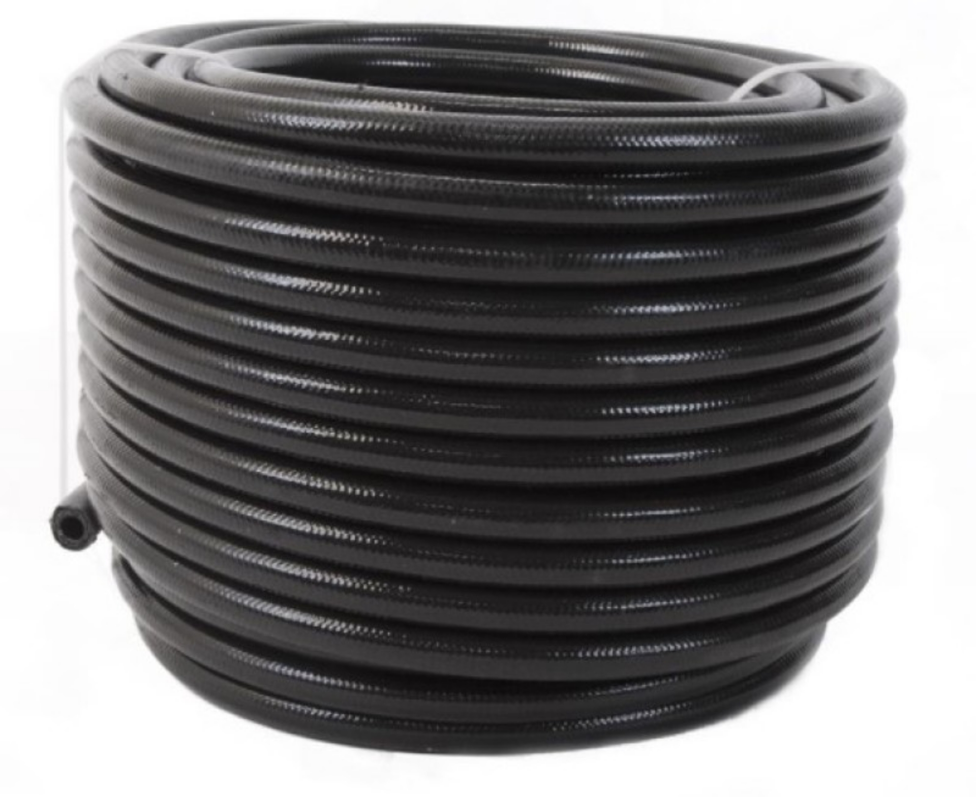 Picture of Aeromotive PTFE SS Braided Fuel Hose - Black Jacketed - AN-06 x 16ft