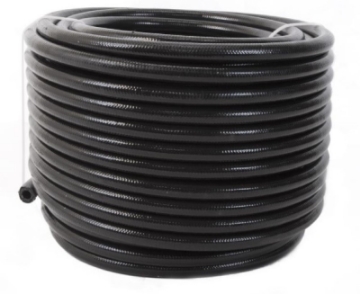 Picture of Aeromotive PTFE SS Braided Fuel Hose - Black Jacketed - AN-06 x 16ft