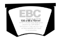 Picture of EBC 56-57 Triumph TR3 2-0 Greenstuff Front Brake Pads
