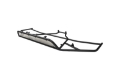 Picture of LP Aventure 15-20 Subaru WRX-STI Bumper Guard - Powder Coated Incl Front Plate