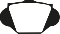 Picture of EBC 59-62 Mg MGA 1-6 Greenstuff Front Brake Pads