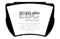 Picture of EBC 59-65 Aston Martin DB4 3-7 Convertible Greenstuff Rear Brake Pads