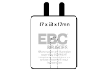 Picture of EBC 59-65 Aston Martin DB4 3-7 Vantage Greenstuff Front Brake Pads