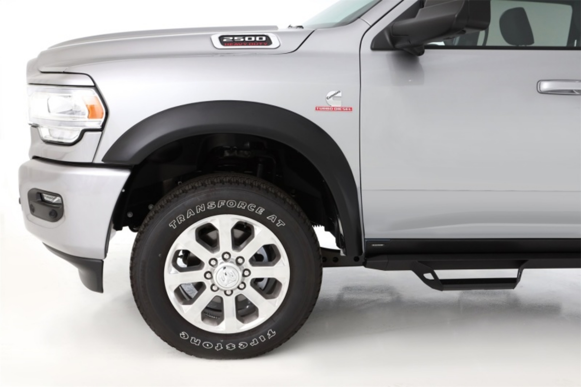 Picture of Bushwacker 2019 Dodge Ram 2500 Extend-A-Fender Style Flares 2pc Front - Black