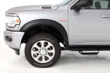 Picture of Bushwacker 2019 Dodge Ram 2500 Extend-A-Fender Style Flares 2pc Front - Black