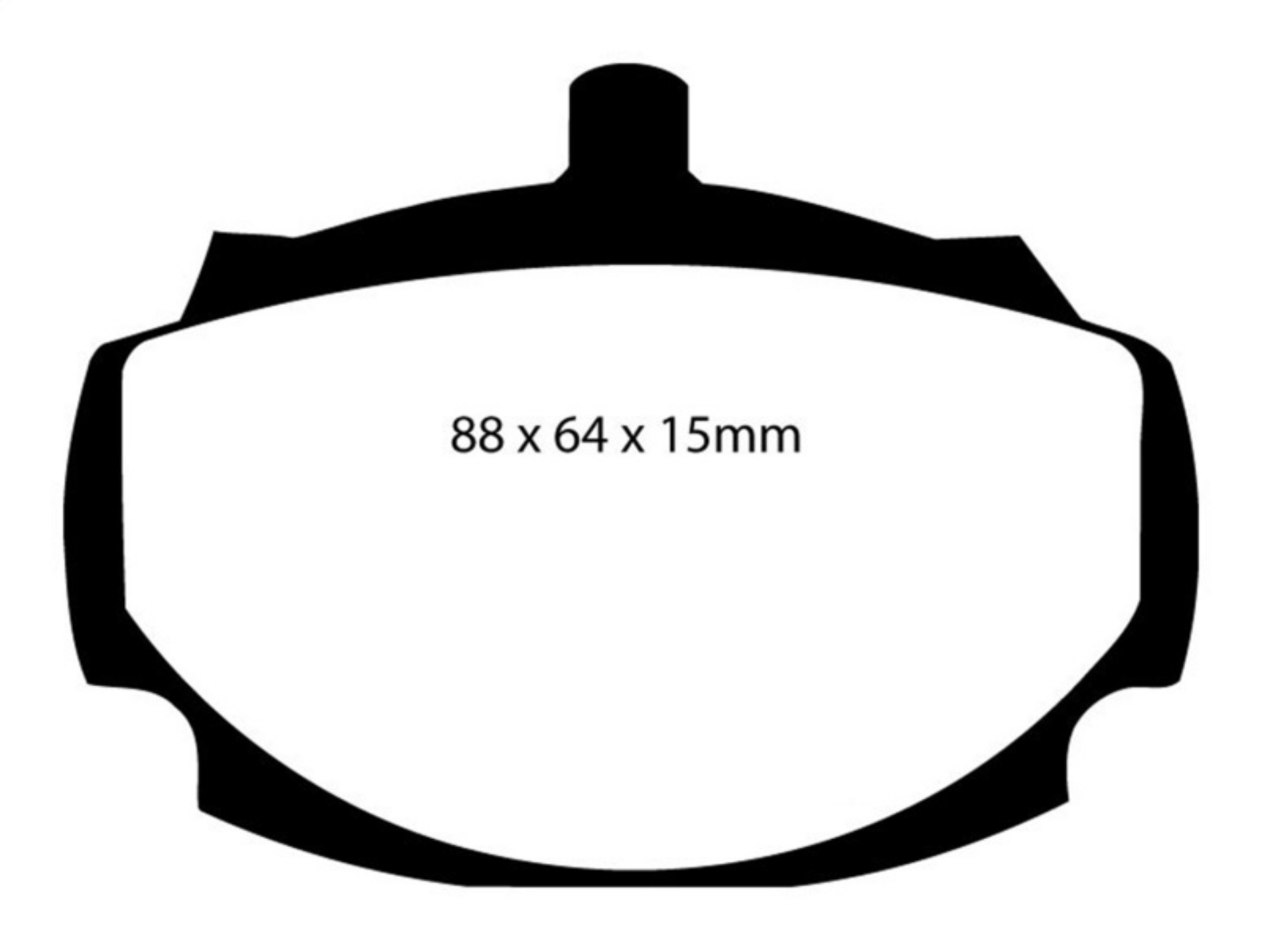 Picture of EBC 62-81 Mg MGB 1-8 Redstuff Front Brake Pads