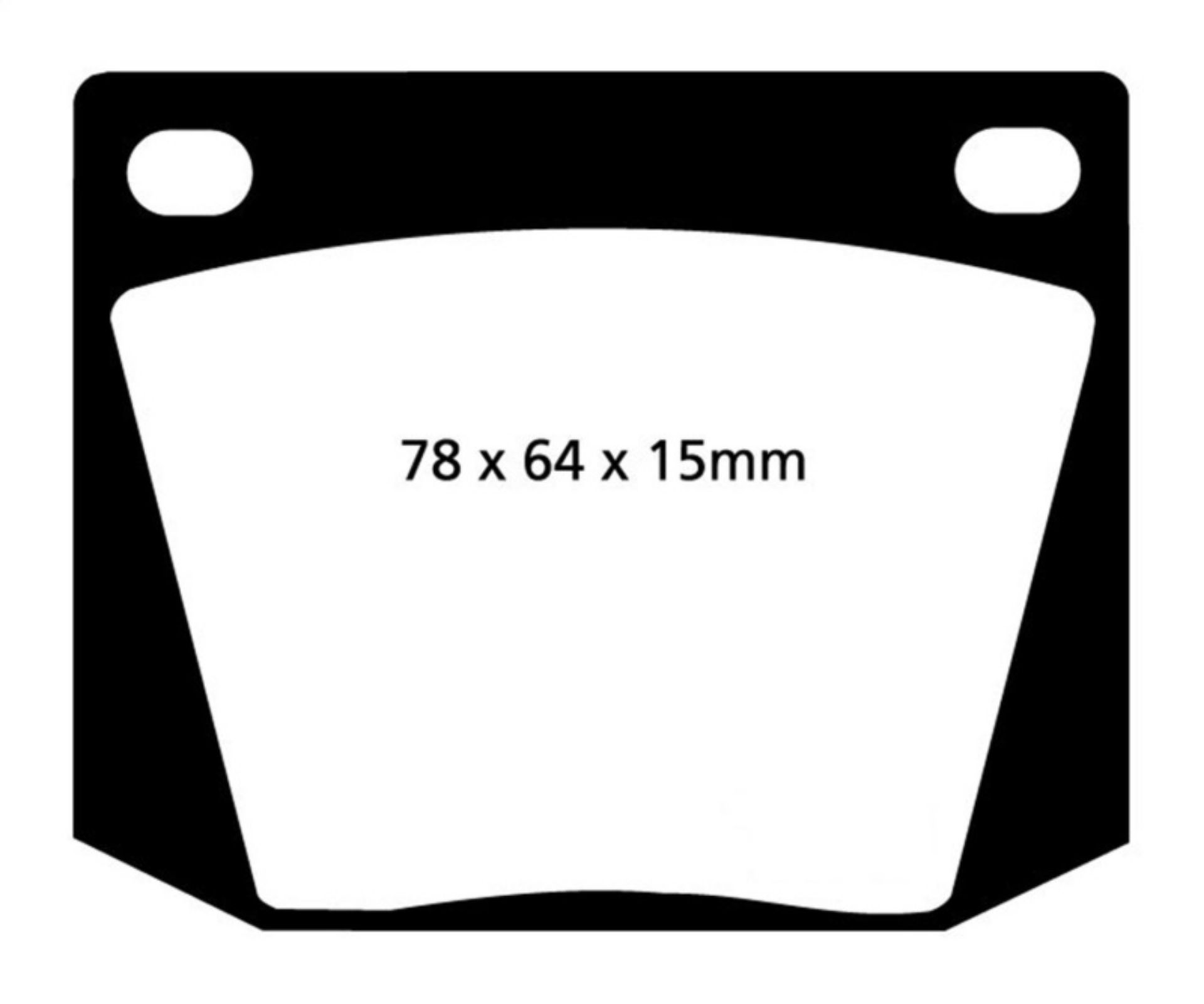Picture of EBC 63-69 Ac Cobra 4-7 Yellowstuff Front Brake Pads
