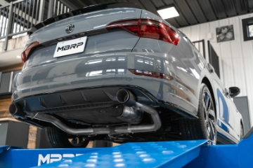 Picture of MBRP 19-21 VW Jetta GLI T304 SS 3in Cat-Back Dual Split Rear Exit Exhaust - Carbon Fiber Tips