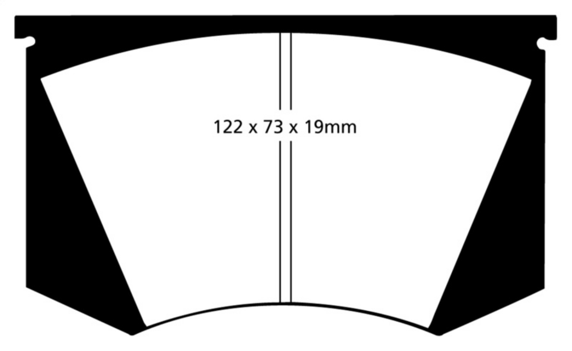 Picture of EBC 64-66 Ac Cobra 7-0 Redstuff Front Brake Pads