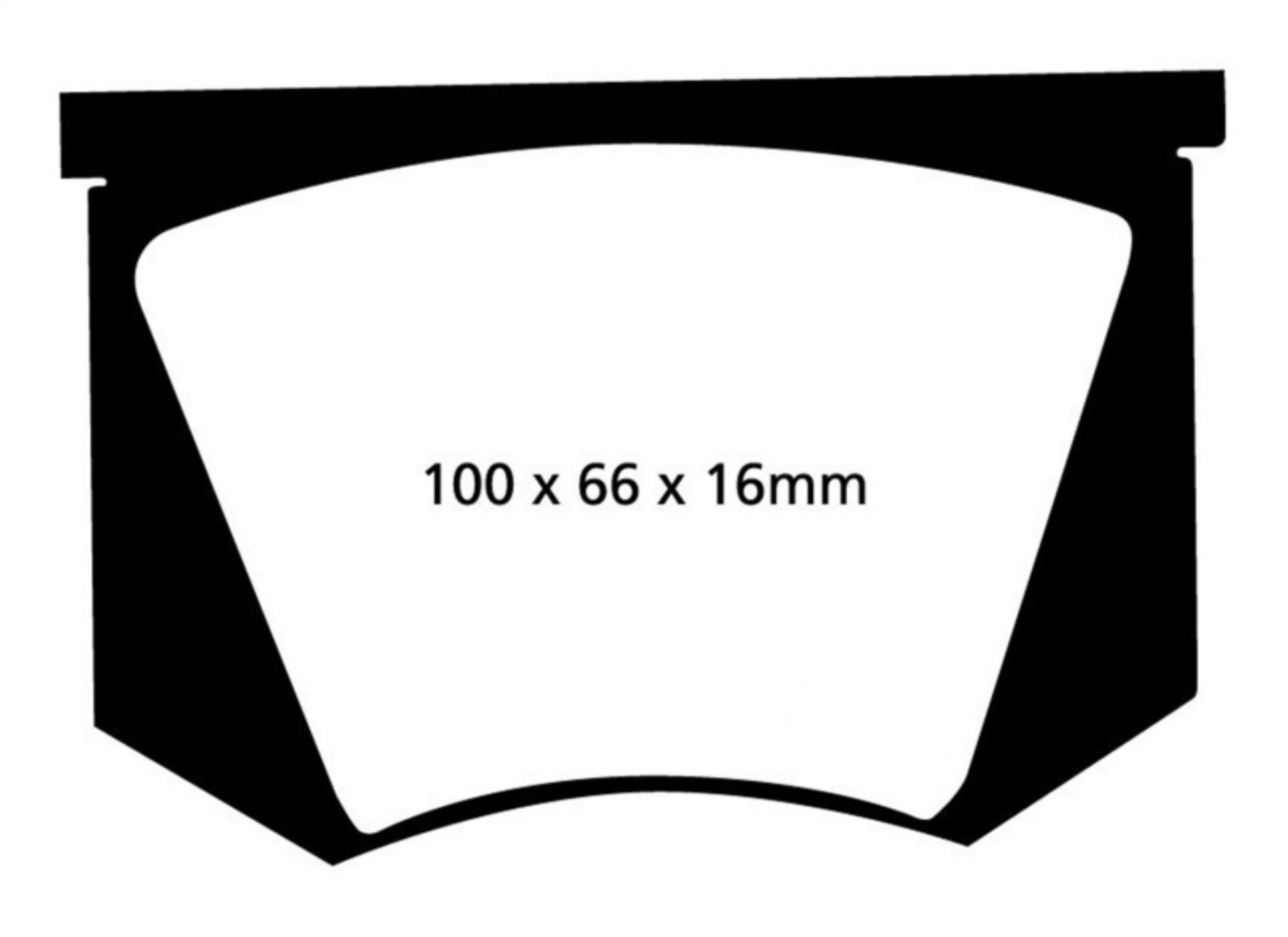 Picture of EBC 64-66 Ac Cobra 7-0 Yellowstuff Rear Brake Pads