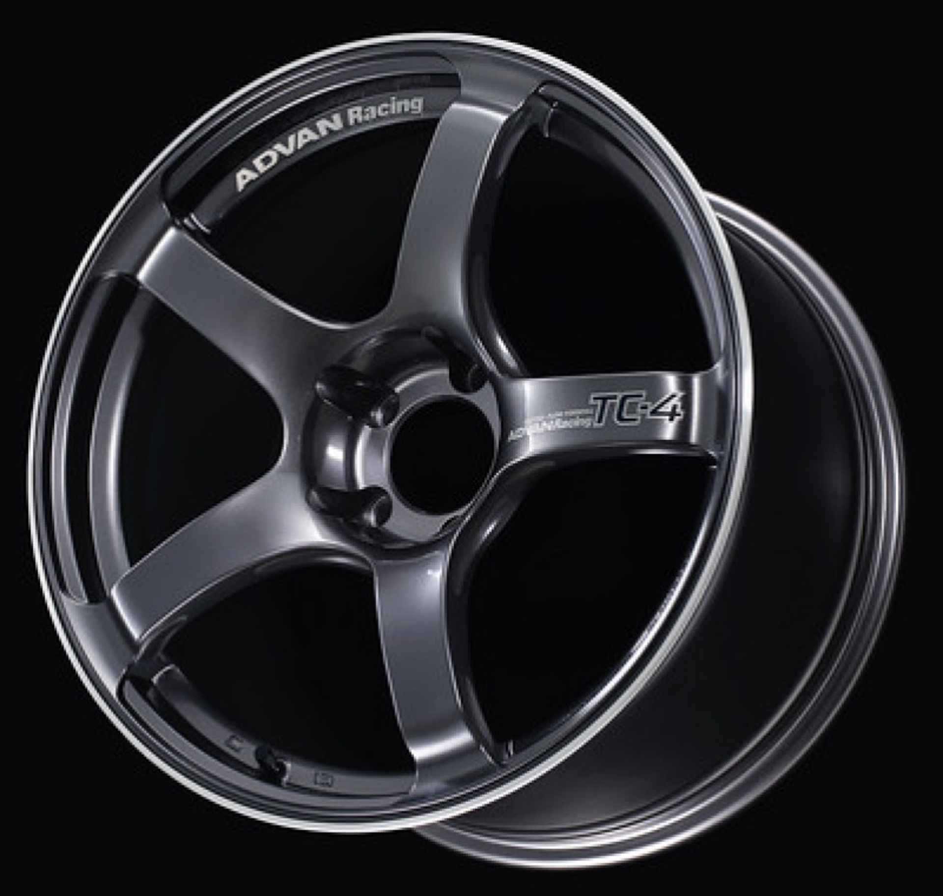 Picture of Advan TC4 17x7-5 +43 5x112 Racing Gunmetallic and Ring Wheel