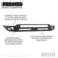 Picture of Westin 2020 Chevrolet Silverado 2500-3500 Pro-Mod Front Bumper - Textured Black
