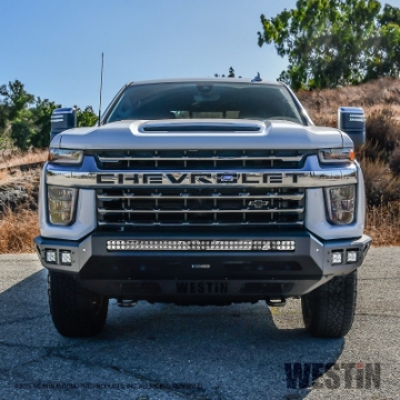 Picture of Westin 2020 Chevrolet Silverado 2500-3500 Pro-Mod Front Bumper - Textured Black