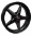 Picture of Race Star 92 Drag Star 18x10-50 5x4-50 BC 7-63 BS Black Wheel