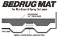 Picture of BedRug 99-07 GM Silverado-Sierra Classic 6ft 6in Bed Mat Use w-Spray-In & Non-Lined Bed