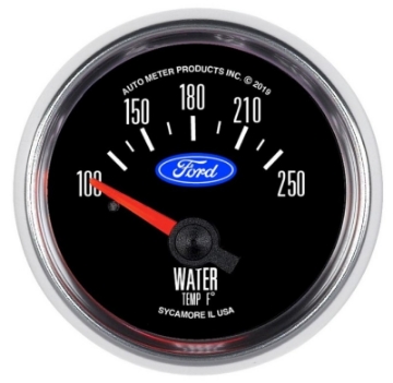 Picture of Autometer Ford 2-1-16in- 100F-250F Electric Water Temp Gauge