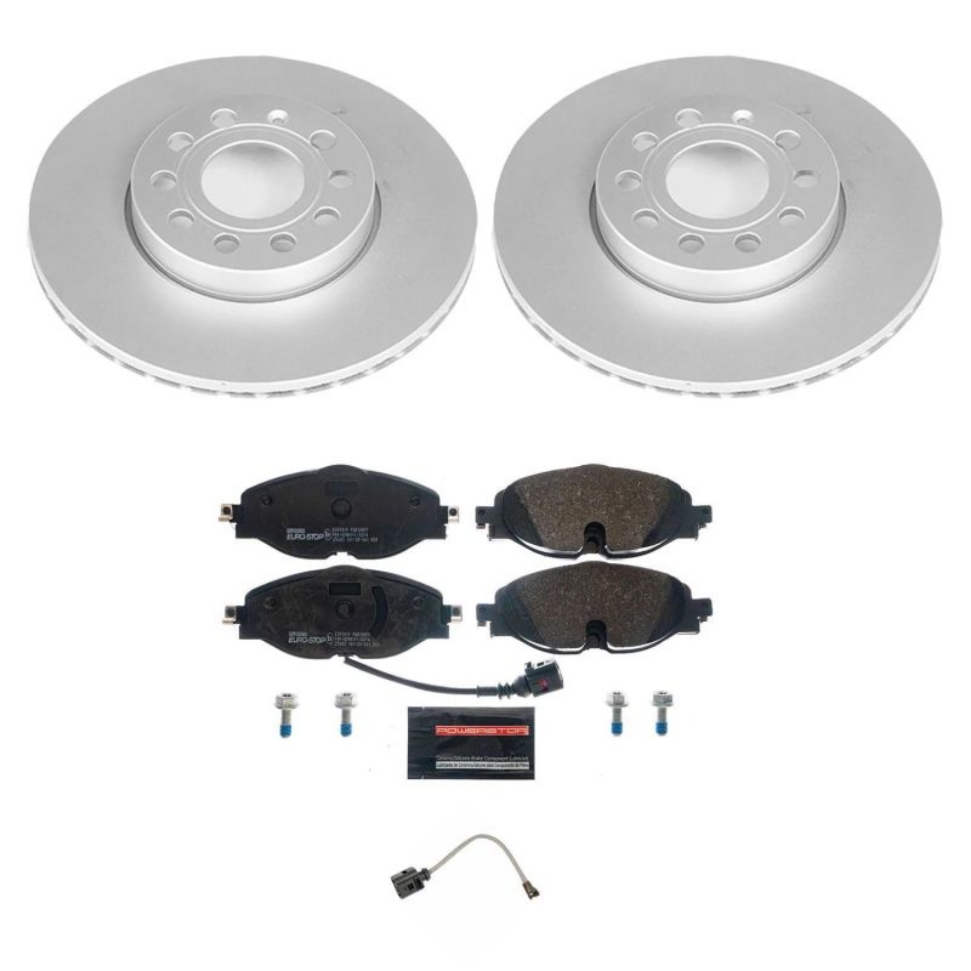 Picture of Power Stop 15-18 Audi A3 Front Euro-Stop Brake Kit