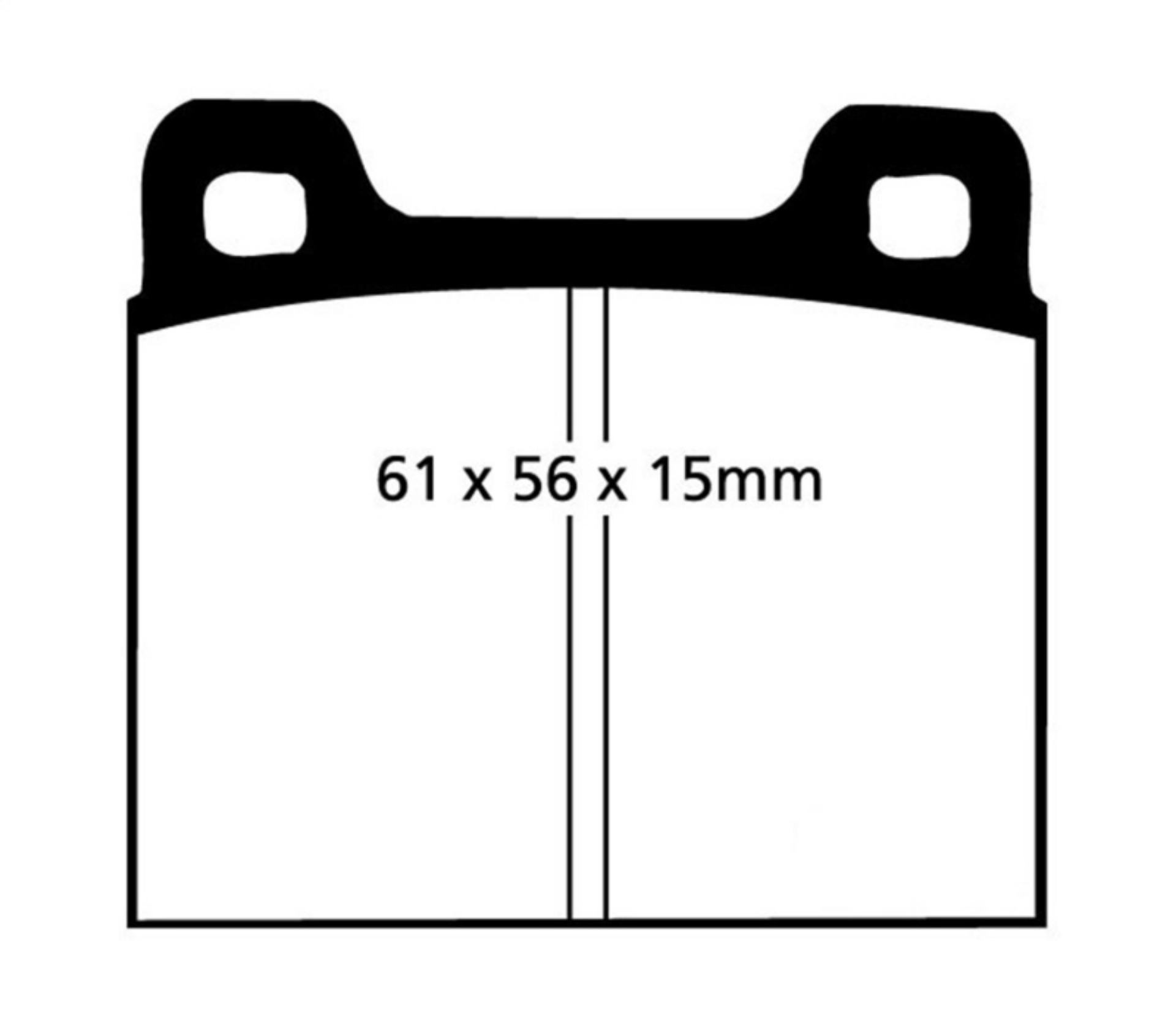 Picture of EBC 64-69 Porsche 911 2-0 M Caliper Solid front rotor Yellowstuff Front Brake Pads