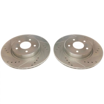 Picture of Power Stop 19-20 Infiniti QX50 Rear Evolution Drilled & Slotted Rotors - Pair