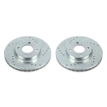 Picture of Power Stop 18-19 Nissan Kicks Front Evolution Drilled & Slotted Rotors - Pair