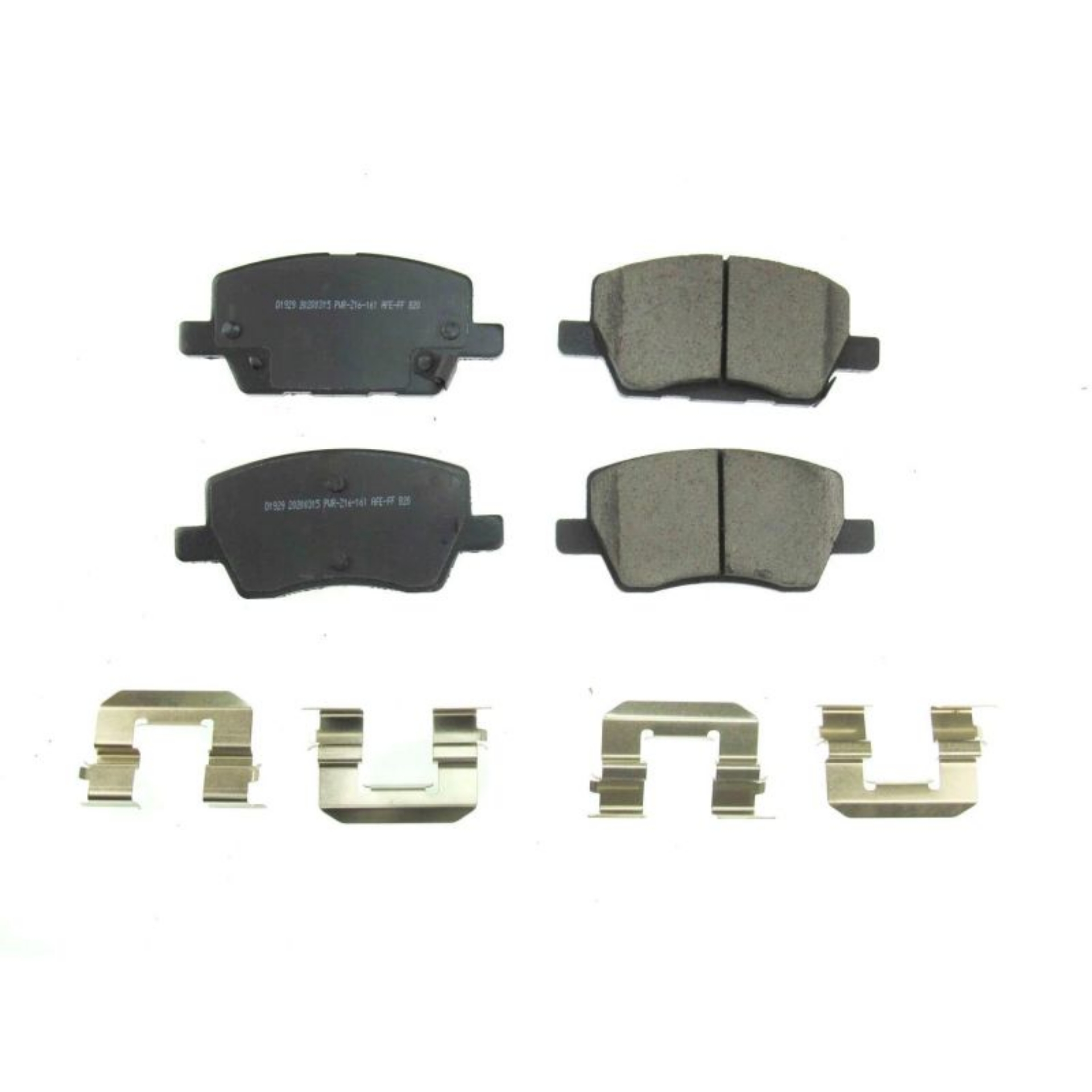Picture of Power Stop 2019 Chevrolet Sonic Front Z17 Evolution Ceramic Brake Pads w-Hardware