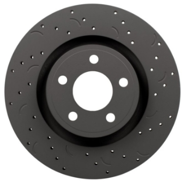 Picture of Hawk Talon 18-20 Jeep Wrangler - 2020 Gladiator Drilled And Slotted Front Brake Rotor Set