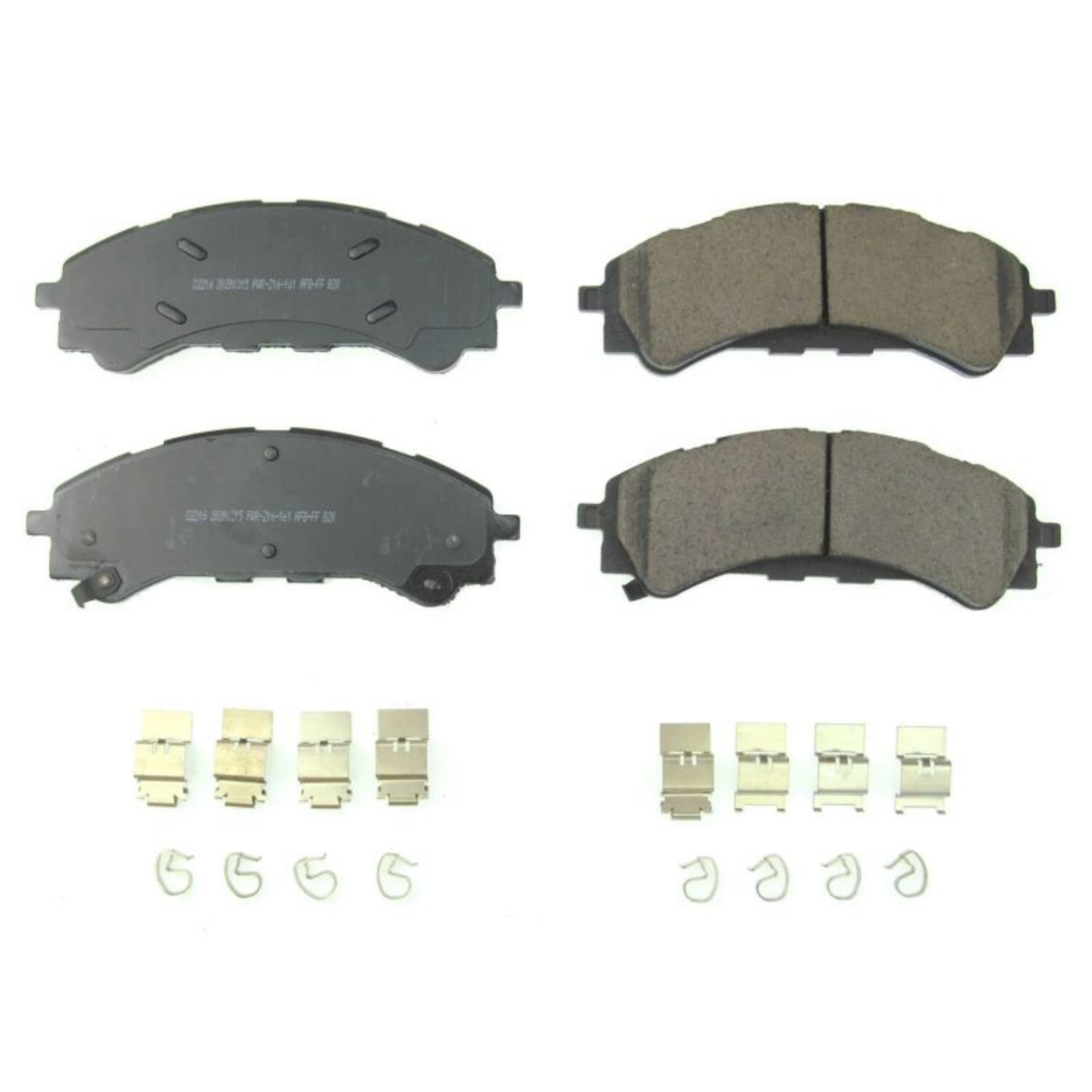 Picture of Power Stop 2019 Ford Ranger Front Z17 Evolution Ceramic Brake Pads w-Hardware
