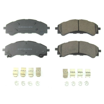 Picture of Power Stop 2019 Ford Ranger Front Z17 Evolution Ceramic Brake Pads w-Hardware