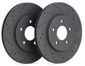 Picture of Hawk Talon 18-20 Jeep Wrangler Drilled And Slotted Front Brake Rotor Set
