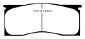 Picture of EBC 65-69 Dodge Dart 2-8 Redstuff Front Brake Pads
