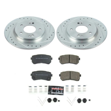Picture of Power Stop 18-19 Hyundai Kona Rear Z23 Evolution Sport Brake Kit