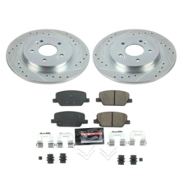 Picture of Power Stop 2019 Hyundai Santa Fe Rear Z23 Evolution Sport Brake Kit