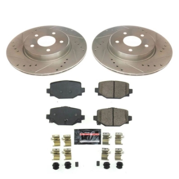 Picture of Power Stop 2019 Infiniti QX50 Rear Z23 Evolution Sport Brake Kit
