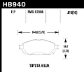 Picture of Hawk 16-17 Toyota Hilux Street Super Duty Front Brake Pads