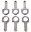 Picture of Carrillo Dodge Cummins 5-9L-6-4 HD w- Duramax Pin 7-16 CARR Bolt Connecting Rods Set of 6