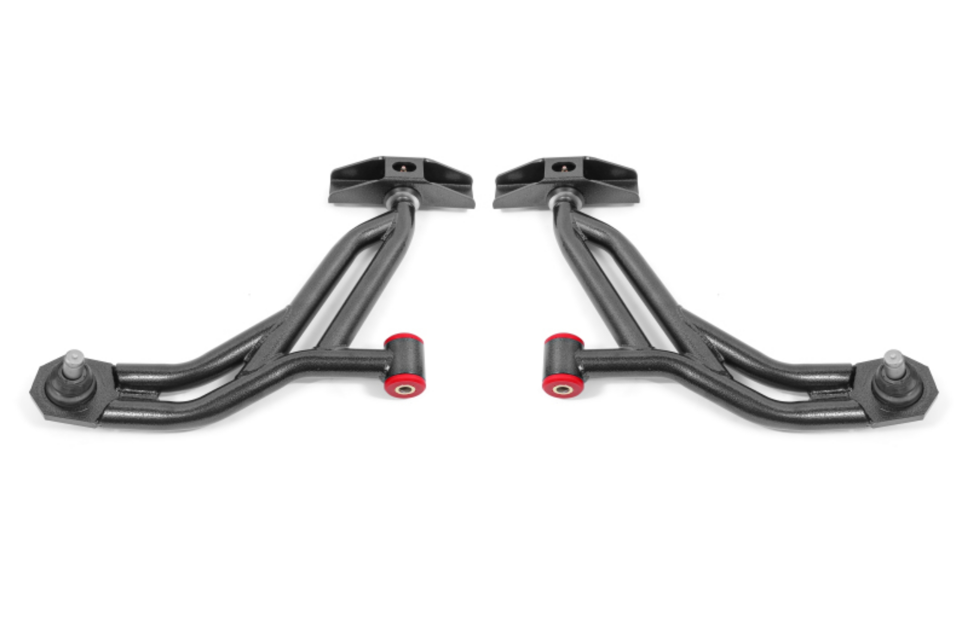 Picture of BMR 10-14 Ford Mustang - Shelby GT500 Non-Adj- Lower A-Arms Poly-Delrin - Black Hammertone